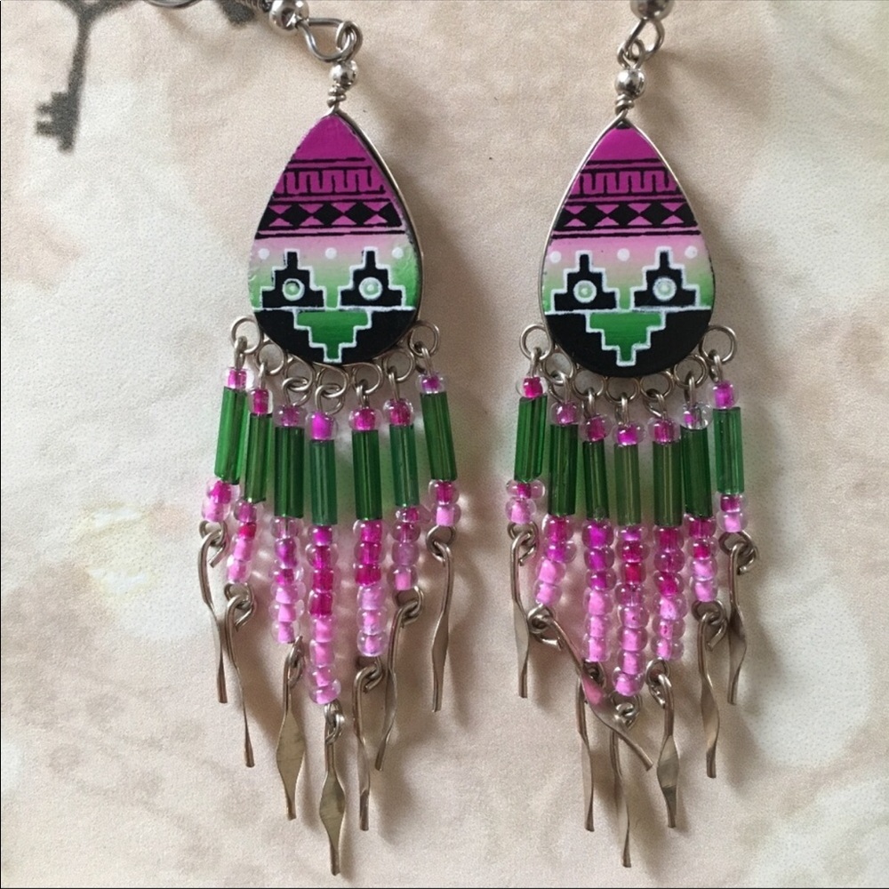 4 pairs of earrings for women